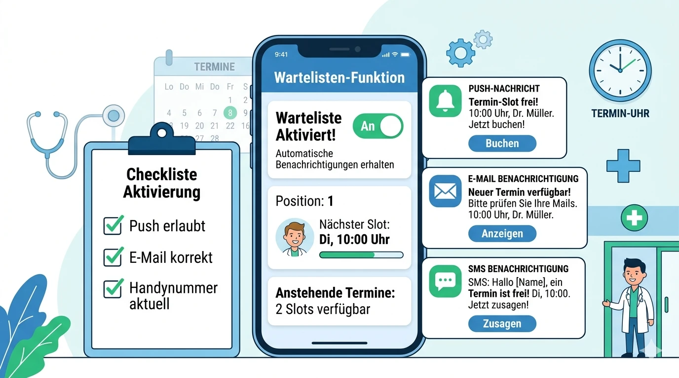 Doctolib Warteliste aktivieren: Schritt-für-Schritt Anleitung